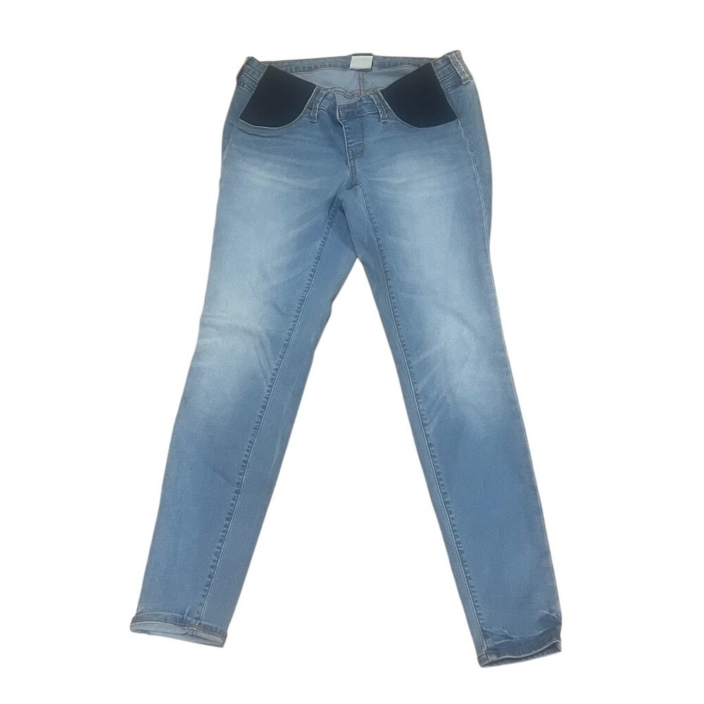 Old Navy Skinny Jeans Womens Size 4 Blue Light Wash Mid Rise Stretch - Picture 2 of 7